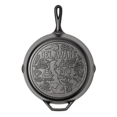 American Road Trip: 12 Inch Seasoned Cast Iron Skillet, Delaware
