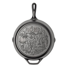 American Road Trip: 12 Inch Seasoned Cast Iron Skillet, Florida
