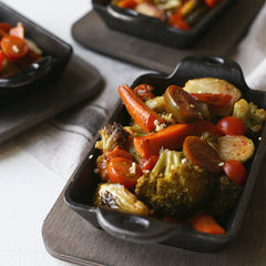 Heat-Treated 14 Ounce Rectangular Cast Iron Mini Server