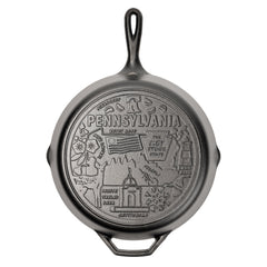 American Road Trip: 12 Inch Seasoned Cast Iron Skillet, Pennsylvania