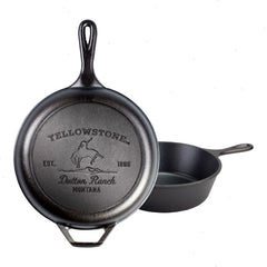 Yellowstone™ 3.2 Quart Seasoned Cast Iron Bucking Bronco Combo Cooker